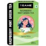 TE-A-ME Green Teabags Raspberry and Mint Flavour | Green Tea Bags 25 pcs