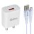 pTron Volta 12W Single Port USB Fast Charger, BIS Certified, Made in India Wall Charger Adapter, Universal Compatibility (1 m Micro USB Cable Included, White)