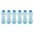 PEARLPET Twist BPA-Free Plastic Water Bottle Set |Lightweight, Leak-Proof & Freezer Safe – Pack of 6 (1000ml Each), Blue