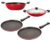 Nirlon Non-Stick Cookware Kitchen Cooking Utencil Combo Set, (26_FT13_KD12_CH_FT10),Multi Color