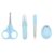 Chipmunks Grooming Kit for New Born Baby – Nail Cutter – Rounded Scissors – Baby Nail Filer – Tweezer – Kids Accessories Set – Ideal for Travelling & Home Use – Accessories Set To Keep Infants & Toddlers Clean – Perfect Nursery Gift (Blue, Pack of 4)