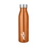 MILTON Breeze 750 Stainless Steel Water Bottle 730 ml, Single Walled, ISI Certified I Leak Proof Lid, Rust Proof I For School, Office, Gym I Mettalic Orange