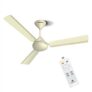 Havells 1200mm Efficiencia Prime BLDC Motor Ceiling Fan | 5 Star with Remote, 100% Copper | Upto 53% Energy Saving, High Air Delivery, 2 Year Warranty, Inverter Friendly, Timer | (Pack of 1, Bianco)