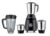 Bajaj Rex Ninja Series 4 Jar 500W Mixer Grinder | DuraCut Blades | 2-In-1 Function Blade In Dry Jar | 2 Yrs Warranty 【Black/Grey】