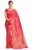 EthnicJunction Women’s Kanjeevaram Silk Blend Woven Saree With Blouse Piece (Rani)