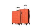 Kamiliant by American Tourister Harrier 2 Pc Set – 55 cms & 68 cms Small & Medium Polypropylene Hard Sided 4 Wheels Spinner Luggage/Suitcase/Trolley Bag (Carrot)