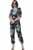 POPWINGS Casual Printed Top and Joggers Set for Women || Stylish Summer Co-Ords Set for Women || Round-Neck Top and Joggers Combo Set for Women