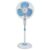 RR Signature Centaur 400 MM Pedestal Fan For Home| 90 Degree Silent Oscillation |High Air Delivery | 30 degree Tilt Functionality | 3 Speed Setting |2 Year Warranty 【White-Blue】
