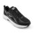 Red Tape Men’s Sneakers Black White Mesh Pu Round Toe Lace-Up, 8 UK