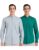 Amazon Brand – Symbol Men’s Solid Slim Casual Shirt (AW-SY-MCS-1154_Light Grey_Mid Green Medium)