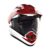 Royal Enfield DS Escapade ISI Certified Full Face Riding Helmet White & Red (XL) 60 Cm-High Impact Grade Thermoplastic & Vented EPS Liner for Superior Impact Protection and Durability