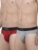 ONE8 by Virat Kohli Men’s Cotton Brief (Pack of 2) (103G_Grey Mel/Maroon_X-Large_Grey Mel/Maroon_XL)