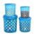 Cello Hi Fresh Safe Plastic Jumbo Container, 4 PC(Capacity – 5ltrs, 7ltrs, 10ltrs & 15ltrs), Blue