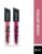Jaquline USA Luscious Lips Matte Addict Long Lasting Liquid Lipstick Set of 2,(Pink, 8 ml)