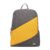 Nivia Ribbon School Bag,Melange Fabric, Faced Water-Proof Lightweighted, Breathable air mesh, Highly durable and premium fabric bag,Adjustable Shoulder, bags for Kids(Grey- Yellow)
