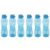 PEARLPET Trinity BPA-Free Plastic Water Bottle Set |Lightweight, Leak-Proof & Freezer Safe – Pack of 6 (1000ml Each), Blue