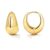 Vama Fashions Anti Tarnish 18K Plated Kaju Kan Ki Bali Earring Hoop Pair Baali Hypoallergenic Piercing Earrings For Girls Women (Gold Hoops Earrings)