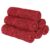 BEDSPUN Pure Cotton Terry Small Towel for Face Face Towels Set of 6, Face Towel for Gym |350 GSM, Merlot Magic