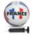 Nivia Combo Country Color (France) Moulded Football with Ball Pump (Size -5)