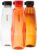 Amazon Brand – Solimo Water Bottle – 1 Ltr, Multicolor | Break Proof | Freezer Safe | BPA Free | Leak Proof (Set of 3, Zeta)