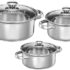 Amazon Brand – Solimo Flat Bottom Casserole With Glass Lid | 3L | 20 Cm | Silver