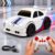 GRAPHENE Smart Sensor RC White Drift Car for Kids 2.4GHz Remote Control Racing Car with Follow Me Mode Escape Mode LED Lights Sound Effects Rechargeable Toy Vehicle for Boys & Girls