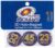 playR x Mumbai Indians Magnet (Pack of 3) Blue