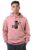 More & More Unisex-Adult Fleece Neck Hooded Sweatshirt (Dont Quit Hoodie_Dusty Pink