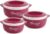cello Sapphire Pack of 3 Thermoware Casserole(500 ml, 1000 ml, 1500 ml)