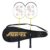 Silver’s Drive Badminton Kit (2 Racquets with Full Cover)(Yellow/Black)
