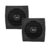 ACO® Ventilating Exhaust Fan 10AP for Home, Bathroom and Kitchen | 100mm | 100% Copper Motor (Black) : Pack of 2