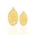 WHP Jewellers 3 gram (2 Gm + 1 Gm) Yellow Gold OM Pendant Combo