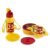 CELLO Kidzbee Star Gift Lunch Box 390ml and Water Bottle Set for School Kids, Yellow | 3D Touch & Feel Mickey Design, Leak Proof Airtight Kids Lunch Box Water Bottle Combo for Travel Picnic Gifting