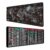 Ant Esports Dual Sided Atlas and Excel Shortcuts Mousepad Gaming Extended Mousemat for Mouse Keyboard Stitched Edges Waterproof Non-Slip Base Mousepads for Office Home Shop Gaming Extra Large_Black