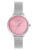 French Connection | Analog Pink Dial | Silver Stainless Steel | Watch for Women – FCN049A