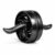 Amazon Basics Ab Roller with Non-Slip Handles | Wheel Exercise Equipment for Core Strengthening | Compact & Portable | for Men and Women | Black | 34 x 45.6 x 16.3 cm