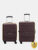 ARISTOCRAT Airstop Pro 2 (Small 55cm Medium 65cm) Suitcase Cabin & Check-in Set 4 Wheels – 25 Inch