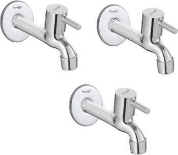 Prestige Turbo Long body Bib Tap – Pack of 3 Bib Bib Tap Faucet(Wall Mount Installation Type)