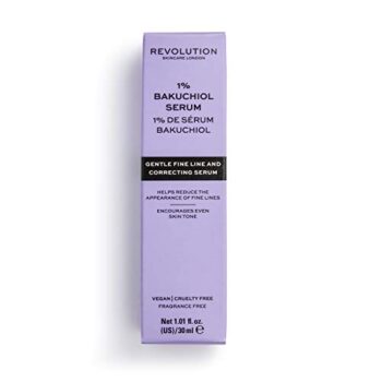 Revolution Skin 1% Bakuchiol Serum,30ml (sensitive skin, reduces appearance of fine lines, alternative to retinol)